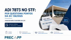ADI 7873 no STF: atualização sobre a ação que questiona a EC 136/2025 dos precatórios