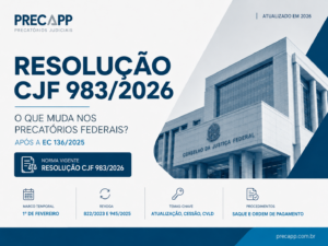 Resolução CJF 983/2026: o que muda nos precatórios federais?