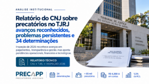 Relatório do CNJ sobre precatórios no TJRJ: avanços reconhecidos, problemas persistentes e 34 determinações