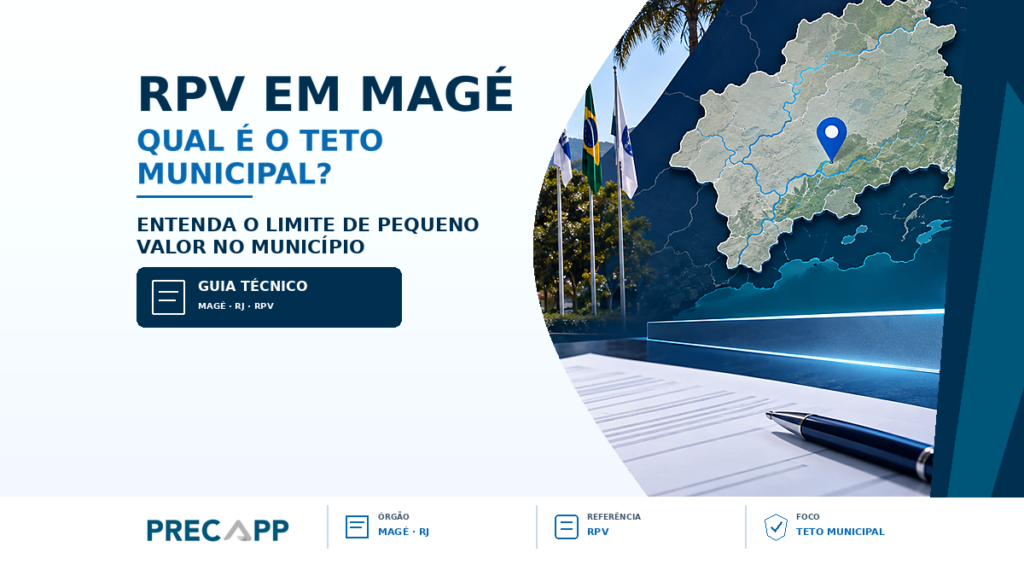 SAIBA QUAL É O TETO DA RPV DO MUNICÍPIO DE MAGÉ – RJ