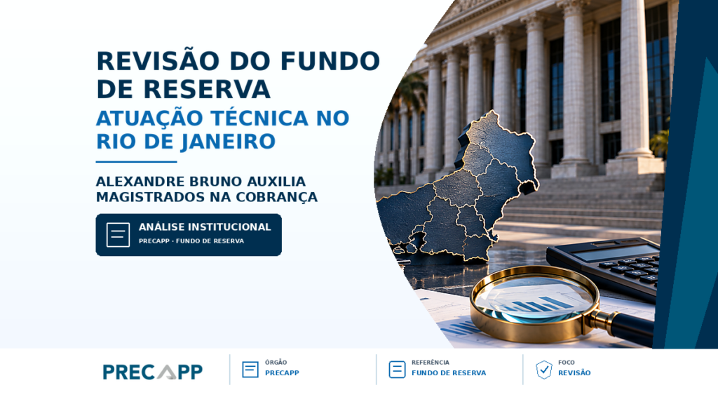 SÓCIO DA PRECAPP, DR. ALEXANDRE BRUNO, AUXILIA JUIZES DO RIO DE JANEIRO NA COBRANÇA DE VALORES ATRASADOS RELATIVOS À REVISÃO DO FUNDO DE RESERVA