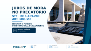 STF DECIDE QUE NÃO INCIDEM JUROS DE MORA NO PERÍODO DE QUE TRATA O PARÁGRAFO 5º DO ART. 100 DA CF – RE 1.169.289