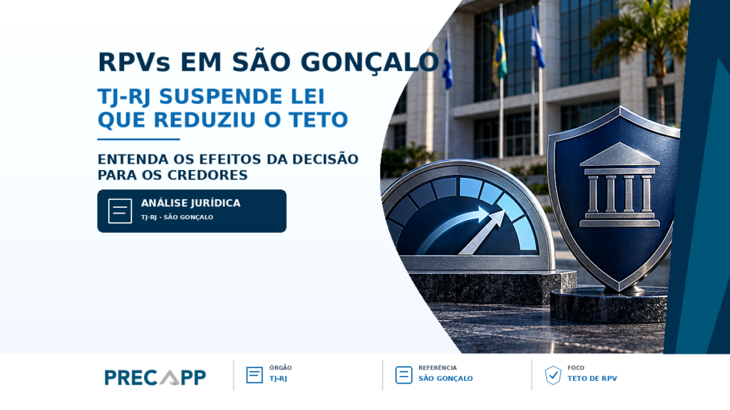 Órgão Especial do TJ-RJ suspende lei que reduziu teto de RPVs em São Gonçalo
