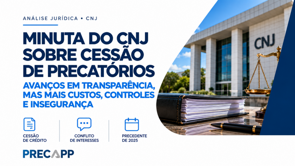 Minuta do CNJ avança em transparência, mas cria custos, excesso de controles e insegurança